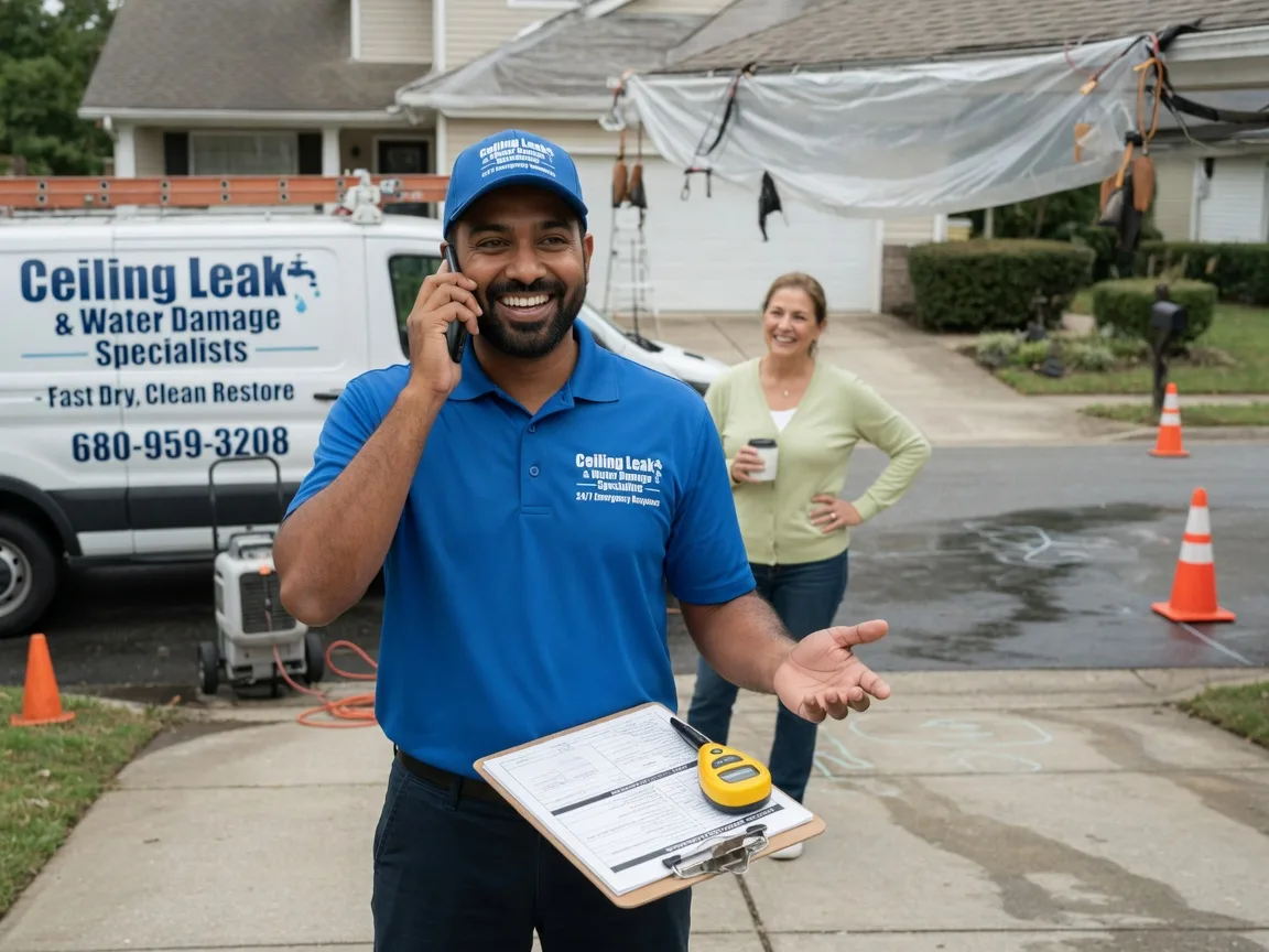 Ceiling Leak Cleanup Sterling, IL FAQs